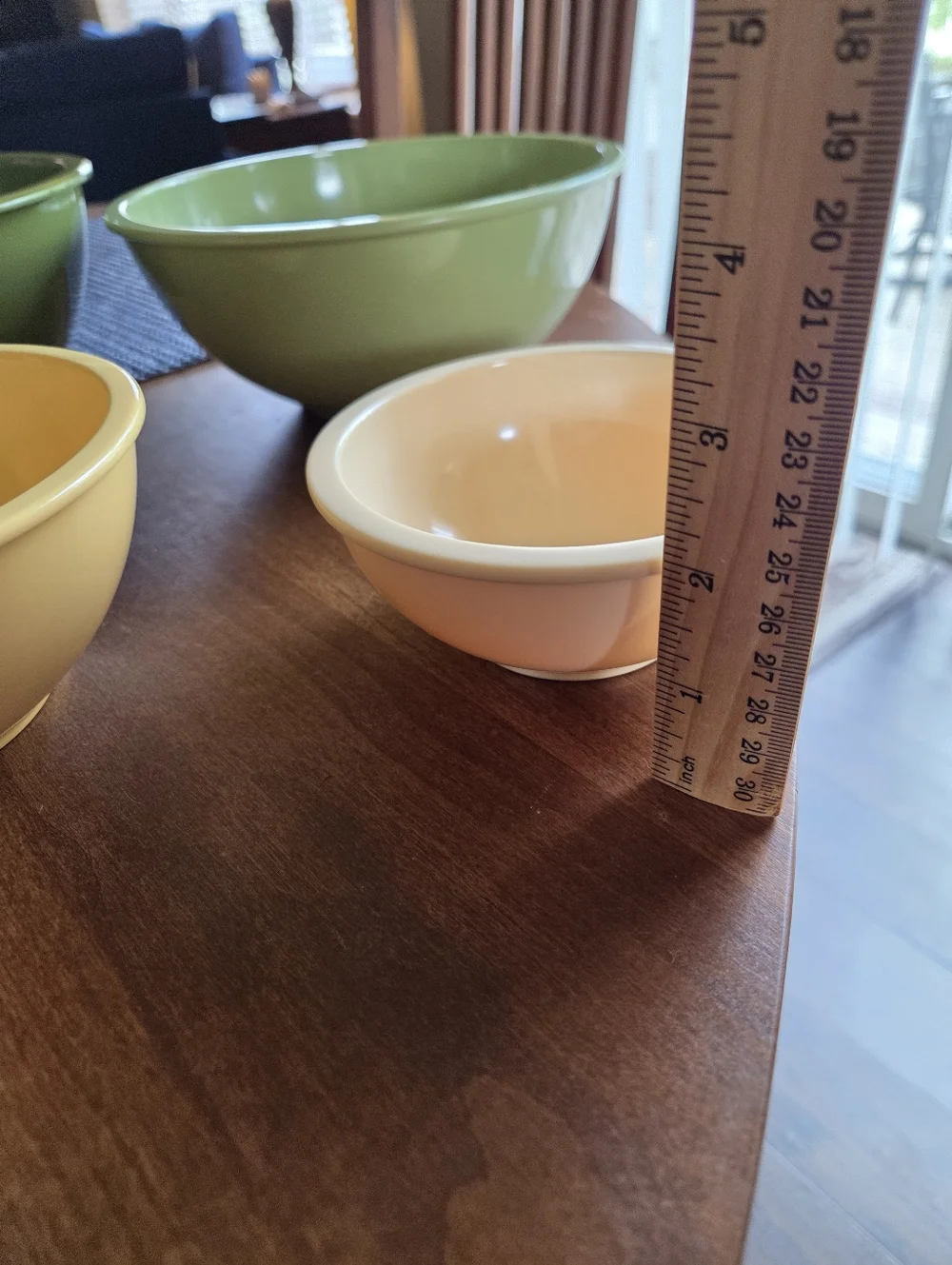 Vtg Melamine Mixing Bowl Set Certified International